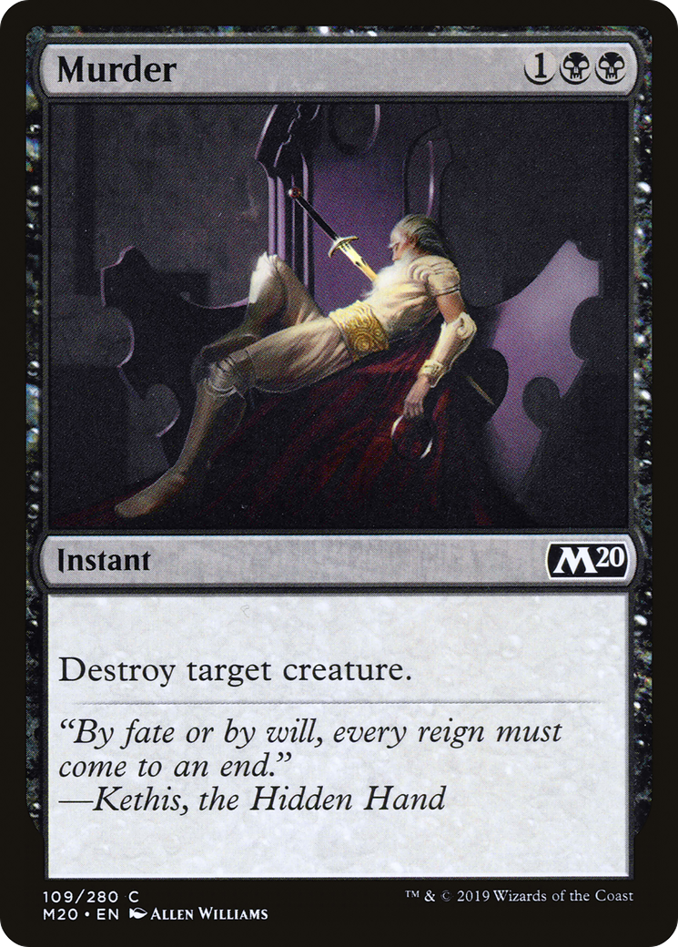 Murder (109) - Core Set 2020 Foil