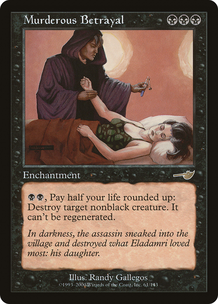 Murderous Betrayal (061) Foil - Nemesis