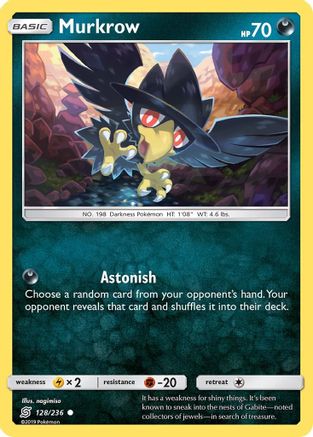 Murkrow (128) Reverse Holofoil - Unified Minds