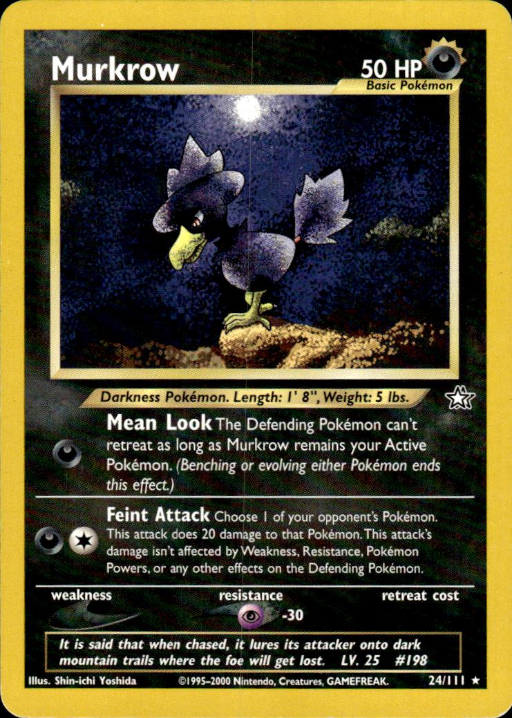 Murkrow (24) (Unlimited) - Neo Genesis