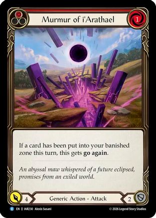 Murmur of i'Arathael (IAR230) Rainbow Foil - Usurp the Shadow Throne