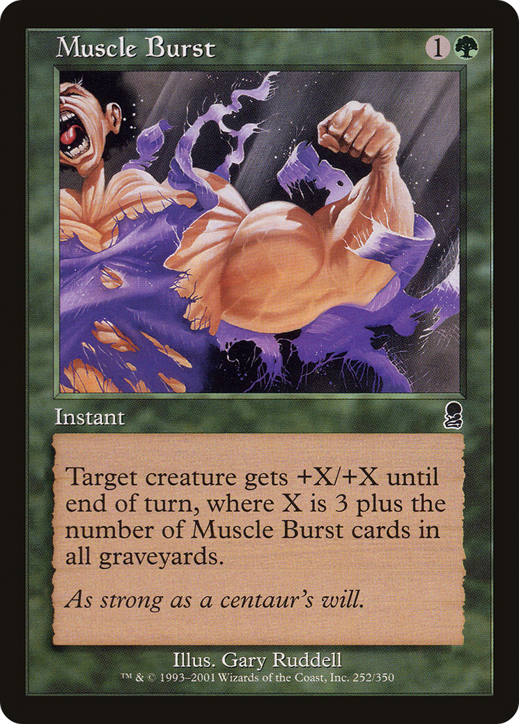 Muscle Burst (252) Foil - Odyssey
