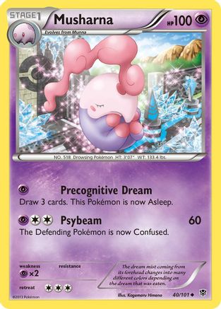 Musharna (40) Reverse Holofoil - Plasma Blast