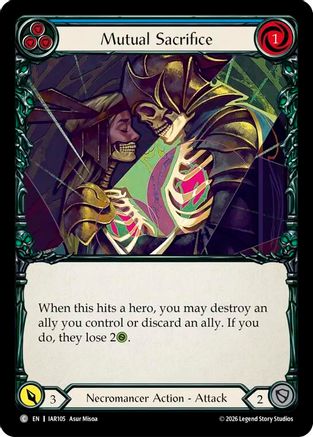 Mutual Sacrifice (Blue) (IAR105) Rainbow Foil - Usurp the Shadow Throne