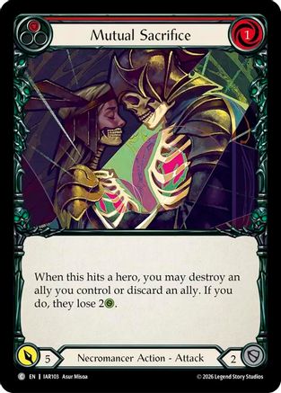 Mutual Sacrifice (Red) (IAR103) Rainbow Foil - Usurp the Shadow Throne