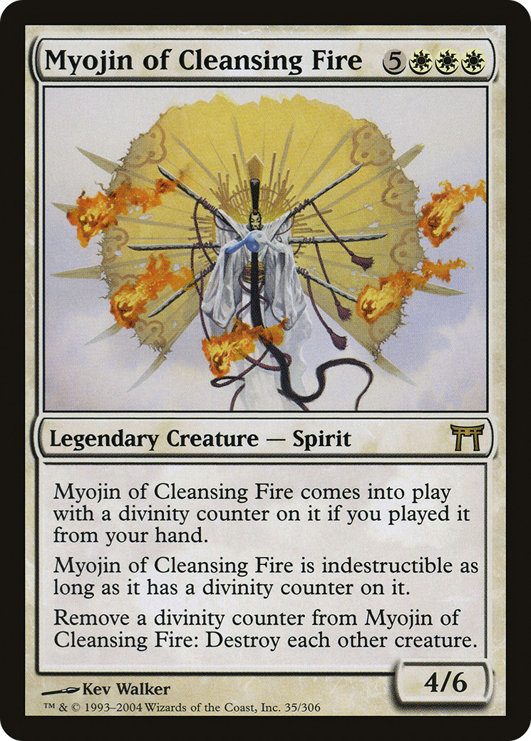 Myojin of Cleansing Fire (035) - Champions of Kamigawa