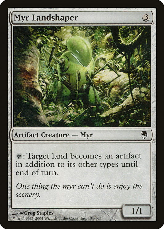 Myr Landshaper (131) - Darksteel