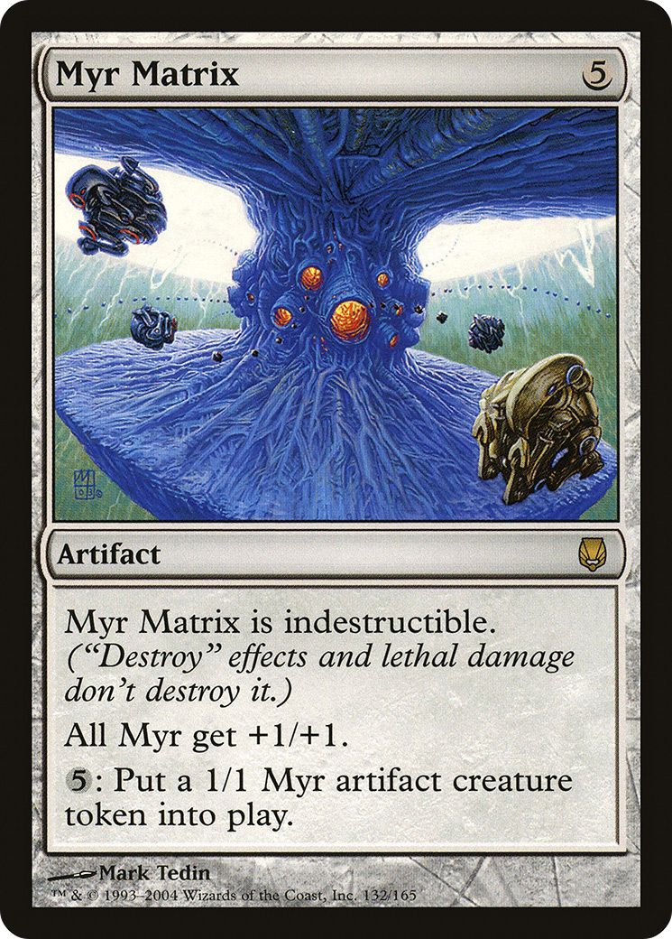 Myr Matrix (132) Foil - Darksteel