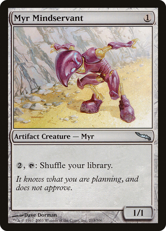 Myr Mindservant (213) - Mirrodin