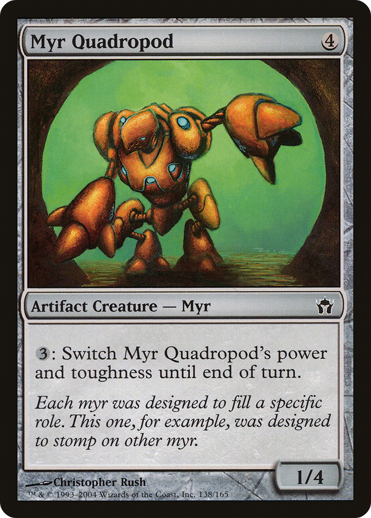 Myr Quadropod (138) Foil - Fifth Dawn