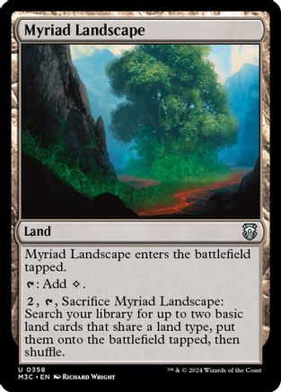 Myriad Landscape (358) Ripple Foil - Commander: Modern Horizons 3