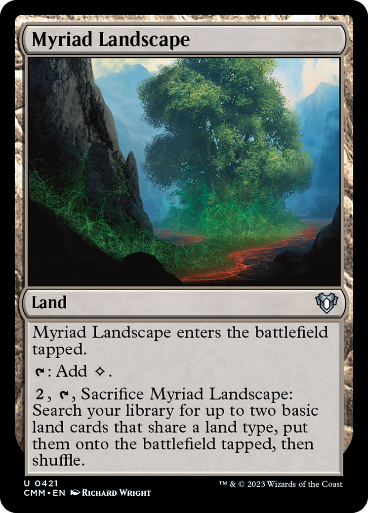 Myriad Landscape (421) - Commander Masters