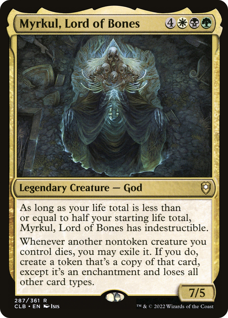 Myrkul, Lord of Bones (287) - Commander Legends: Battle for Baldur's Gate Foil