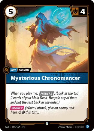 Mysterious Chronomancer (050) Foil - Radiance