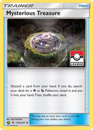Mysterious Treasure (Pokemon League) (113a) Reverse Holofoil - Forbiddden Light