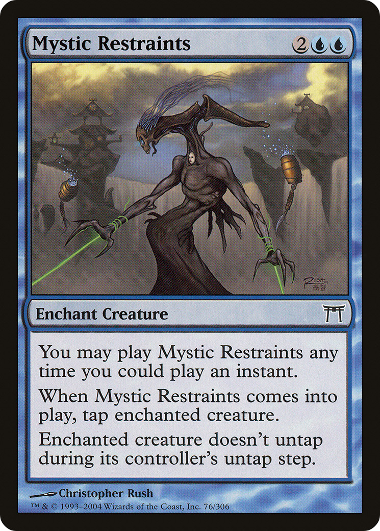 Mystic Restraints (076) - Champions of Kamigawa