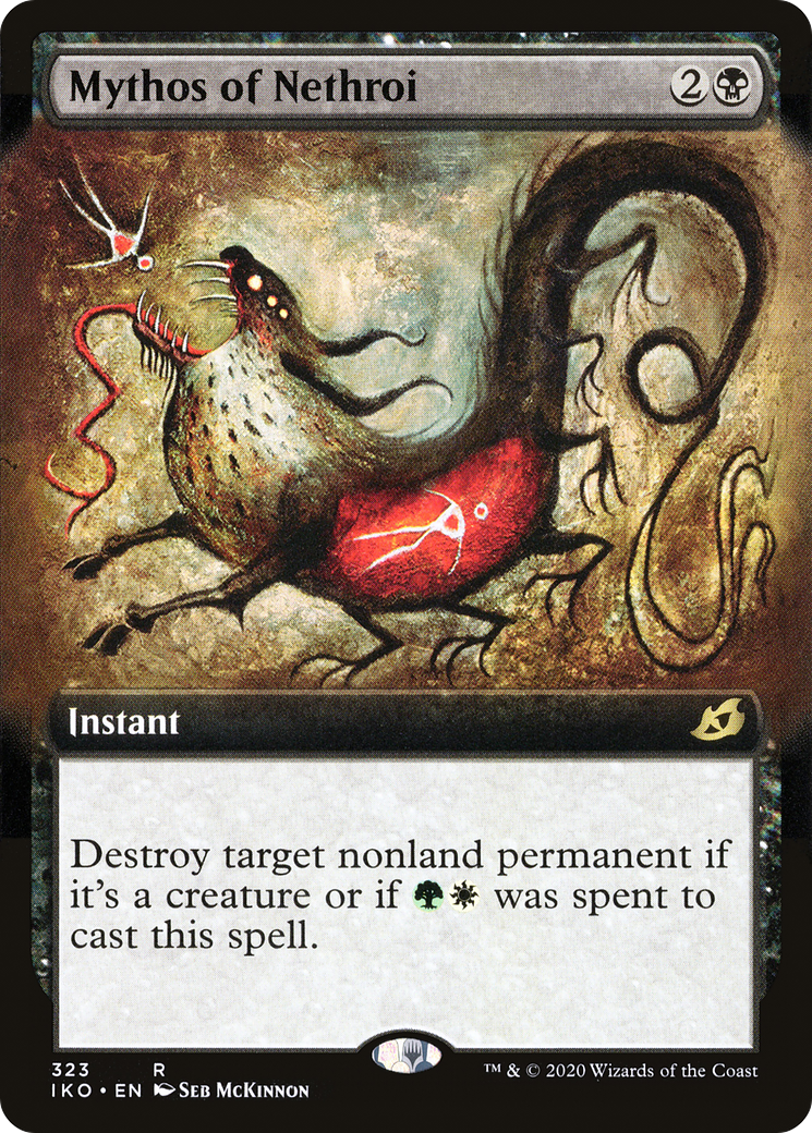 Mythos of Nethroi (Extended Art) (323) - Ikoria: Lair of Behemoths Foil