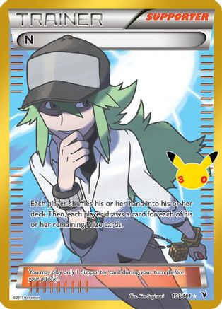 N (Classic Collection) (101) Holofoil - 30th Celebration