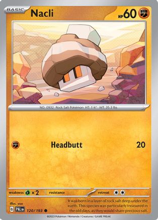 Nacli (120) Reverse Holofoil - Paldea Evolved