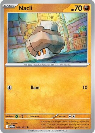 Nacli (82) Reverse Holofoil - Mega Evolution