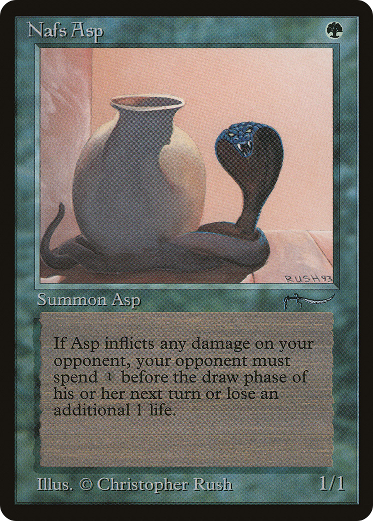 Nafs Asp (Dark Mana Cost) - Arabian Nights