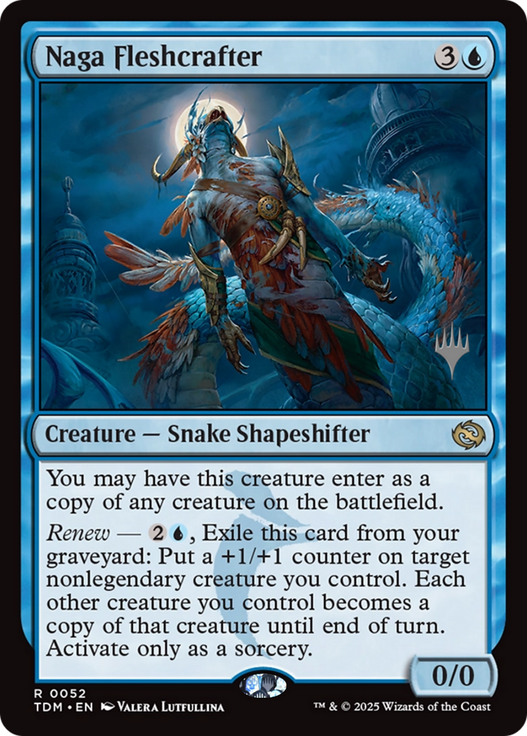 Naga Fleshcrafter (Promo Pack) (052) Foil - Tarkir: Dragonstorm