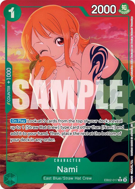 Nami (Alternate Art) (EB02-017) Foil