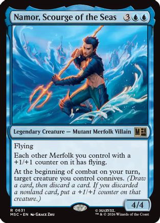 Namor, Scourge of the Seas (631) Foil - Commander: Marvel Super Heroes