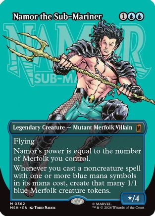 Namor the Sub-Mariner (Borderless Logo) (362) - Marvel Super Heroes