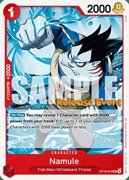Namule (OP16-010) Release Event Cards