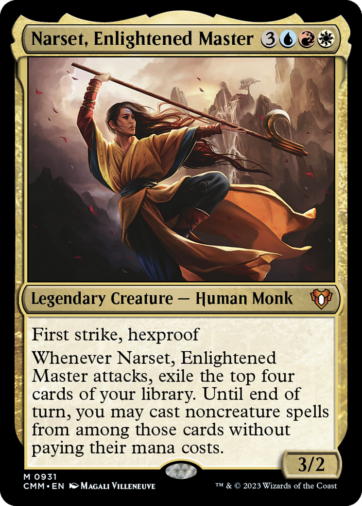 Narset, Enlightened Master (931) - Commander Masters