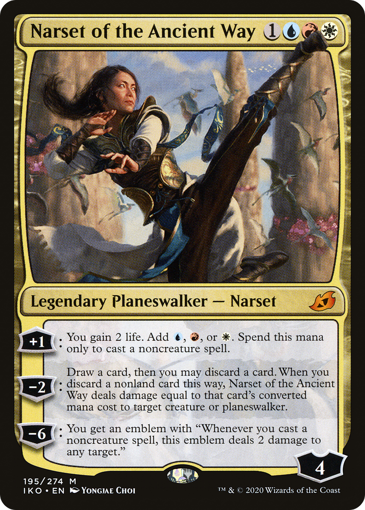Narset of the Ancient Way (195) - Ikoria: Lair of Behemoths Foil