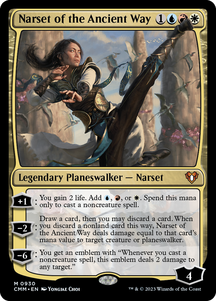 Narset of the Ancient Way (930) - Commander Masters