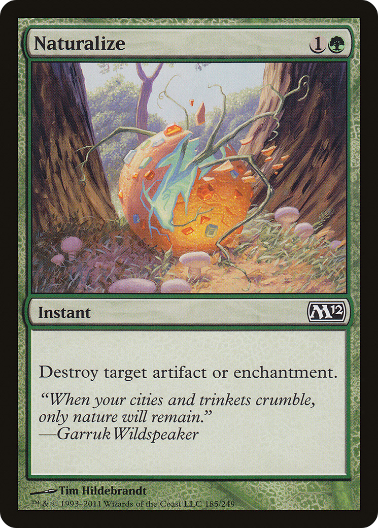 Naturalize (185) Foil - Magic 2012