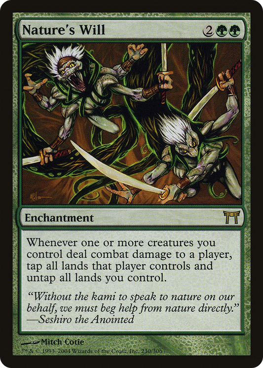 Nature's Will (230) - Champions of Kamigawa