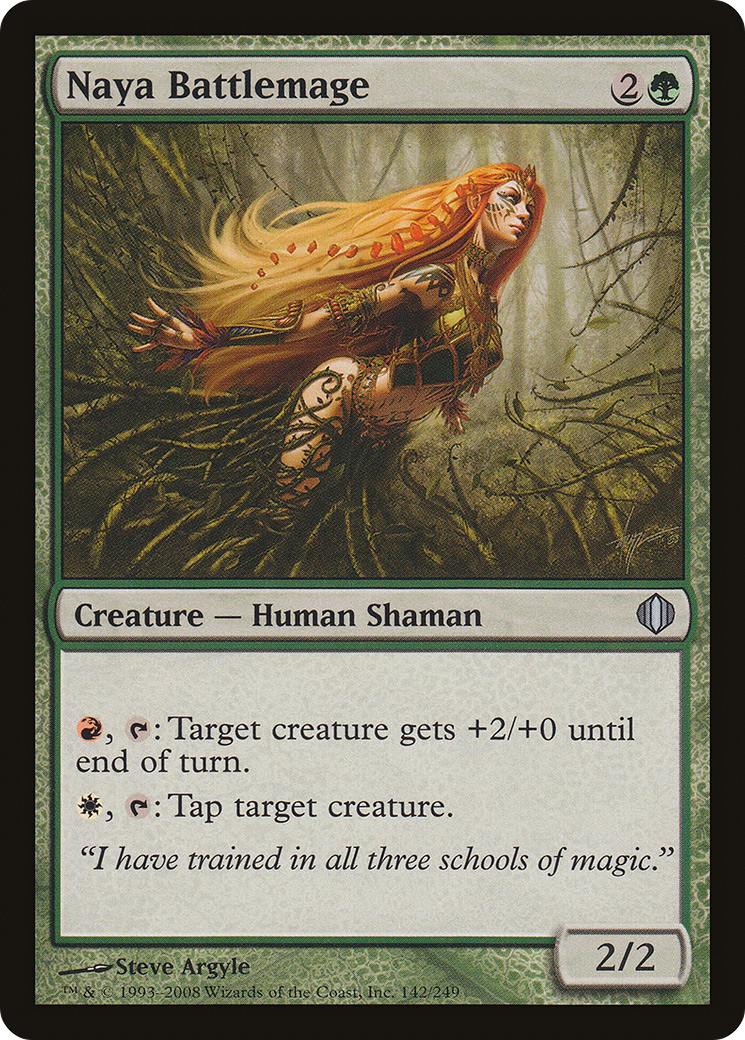 Naya Battlemage (142) Foil - Shards of Alara