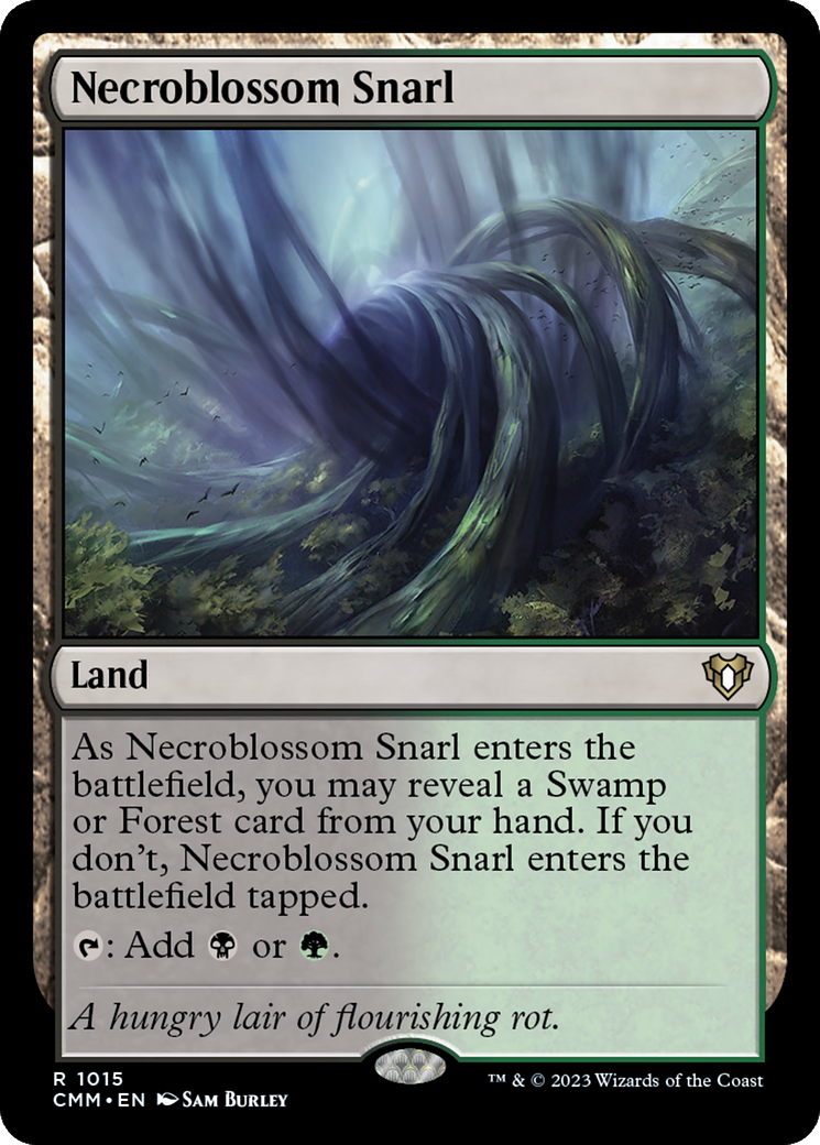 Necroblossom Snarl (1015) - Commander Masters