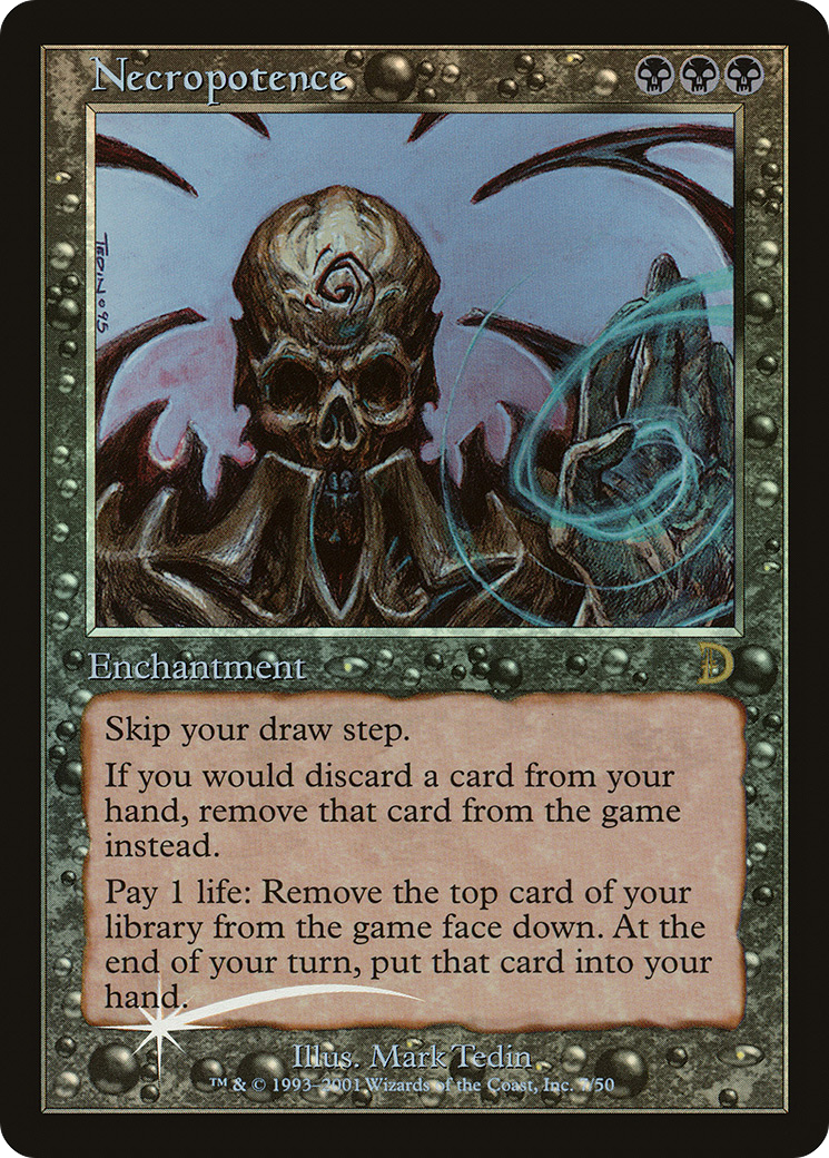 Necropotence (007) Foil - Deckmasters