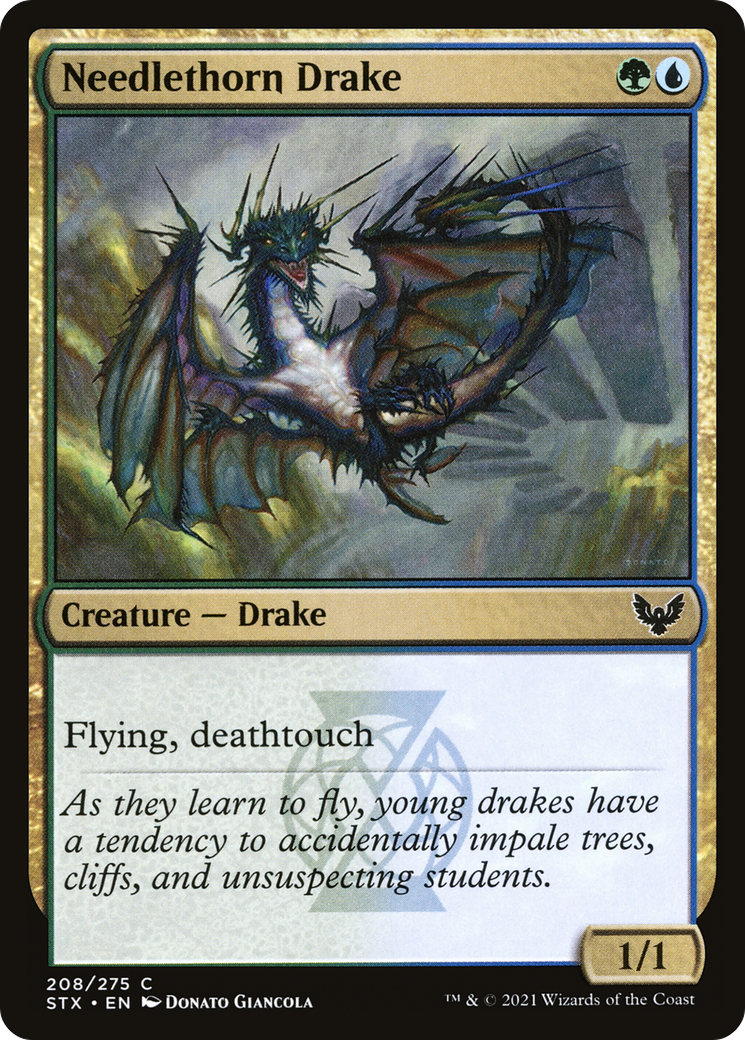Needlethorn Drake (208) - Strixhaven: School of Mages Foil