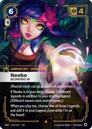 Neeko, Bleeding In (167) Foil - Radiance