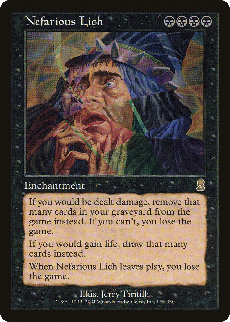 Nefarious Lich (153) Foil - Odyssey