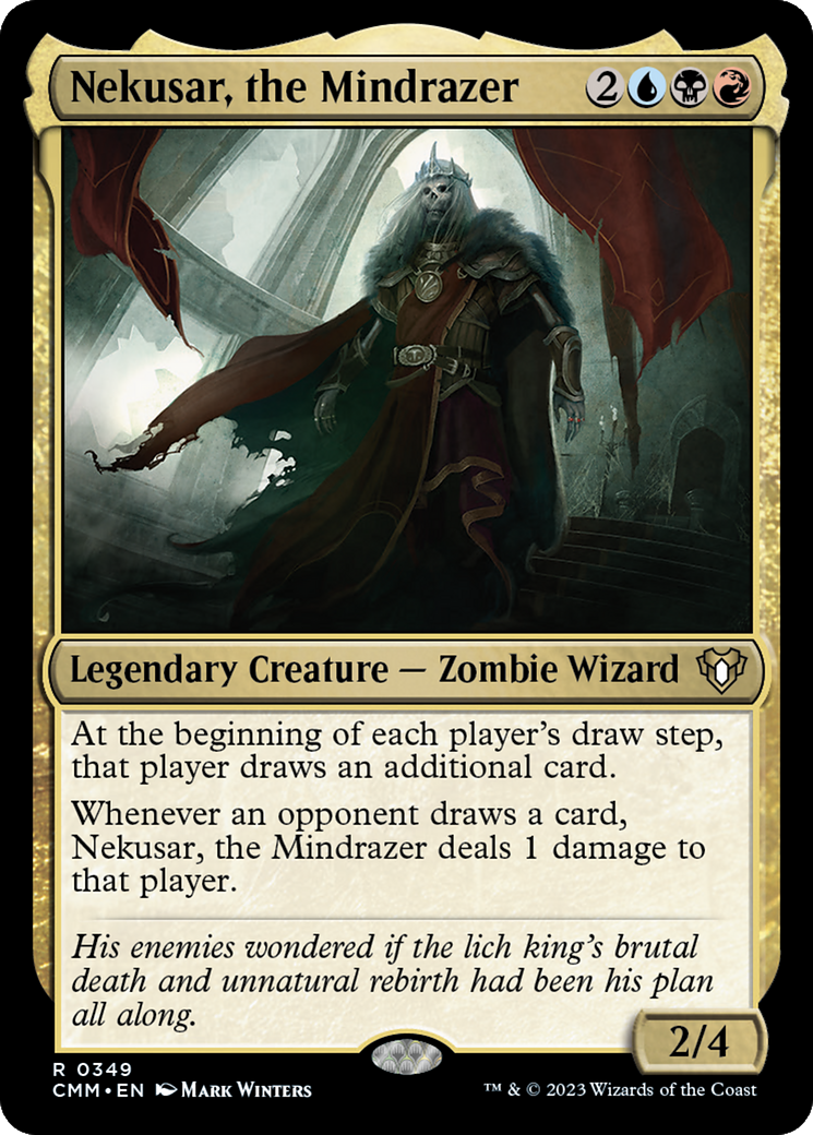 Nekusar, the Mindrazer (349) - Commander Masters