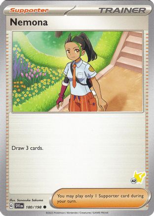Nemona (#42 Pikachu) (180) - Battle Academy 2024