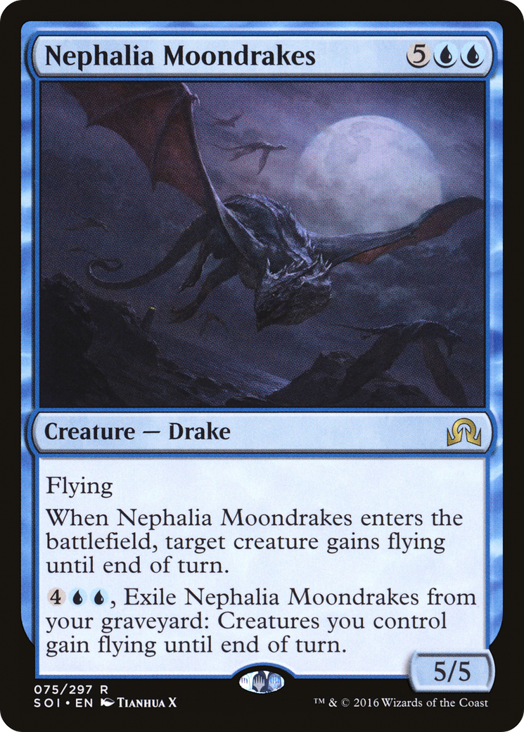 Nephalia Moondrakes (075) Foil - Shadows over Innistrad