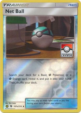Net Ball (Pokemon League) (187a) Reverse Holofoil - League & Championship Cards