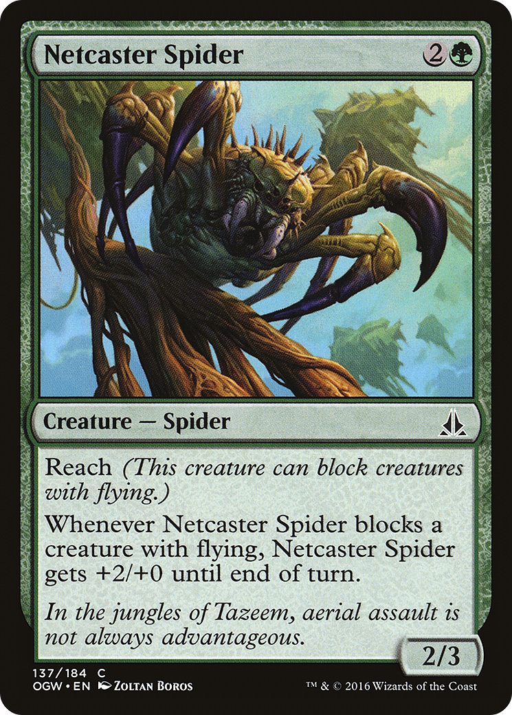 Netcaster Spider (137) Foil - Oath of the Gatewatch