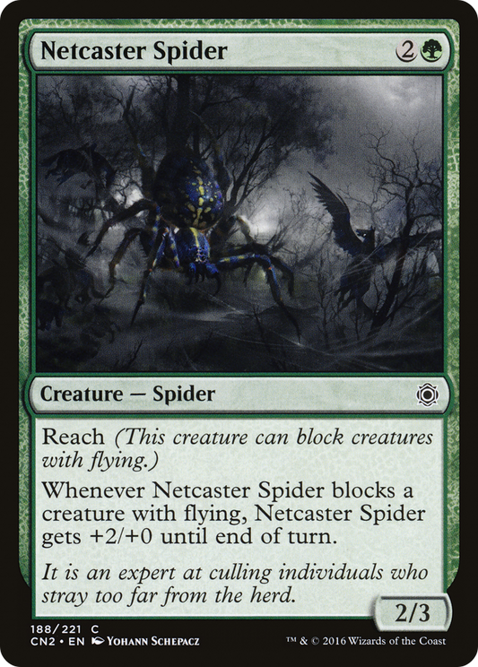 Netcaster Spider (188) Foil - Conspiracy: Take the Crown