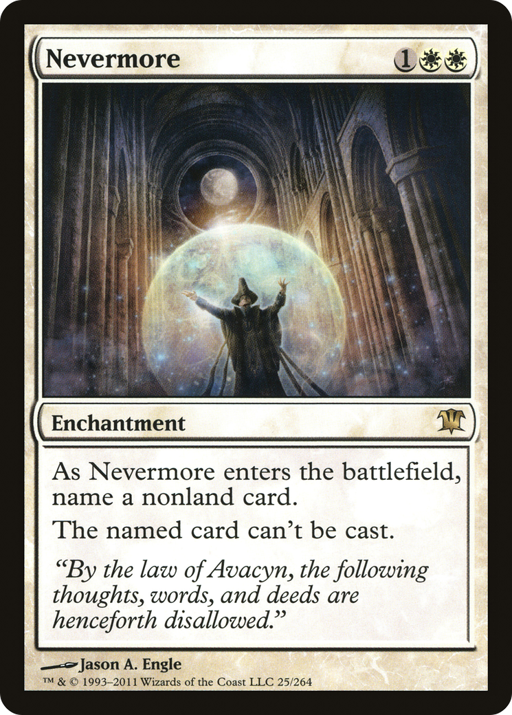 Nevermore (025) Foil - Innistrad