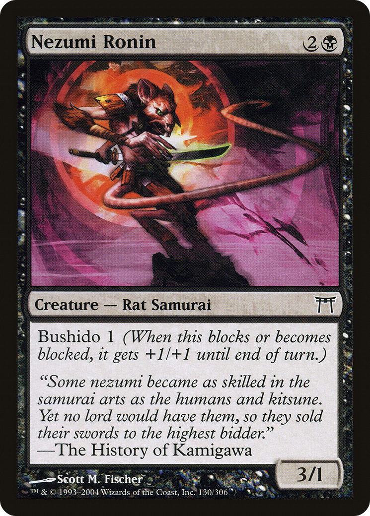 Nezumi Ronin (130) - Champions of Kamigawa