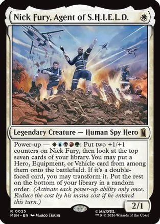 Nick Fury, Agent of S.H.I.E.L.D. (025) Foil - Marvel Super Heroes